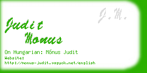 judit monus business card